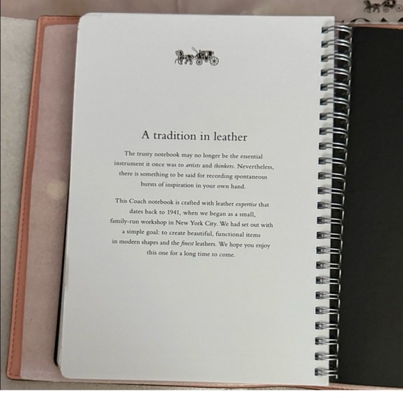 Coach Floral Patterned Notebook Cover Refillable - Picture 6 of 6